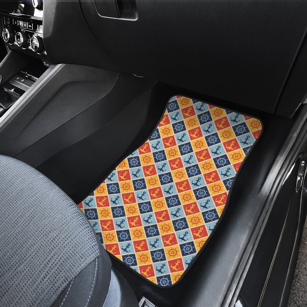 Sailor Anchor Car Floor Mats Custom Pattern Car Accessories - Gearcarcover - 3