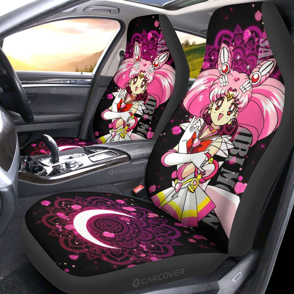 Sailor Chibi Moon Car Seat Covers Custom Sailor Moon Anime Car Accessories - Gearcarcover - 2