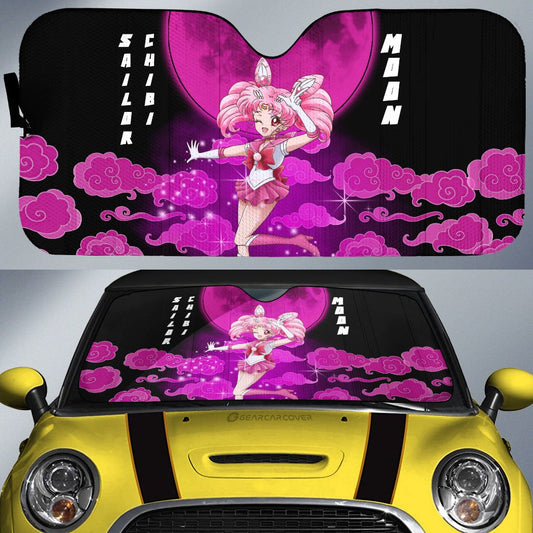 Sailor Chibi Moon Car Sunshade Custom Sailor Moon Anime Car Accessories - Gearcarcover - 1