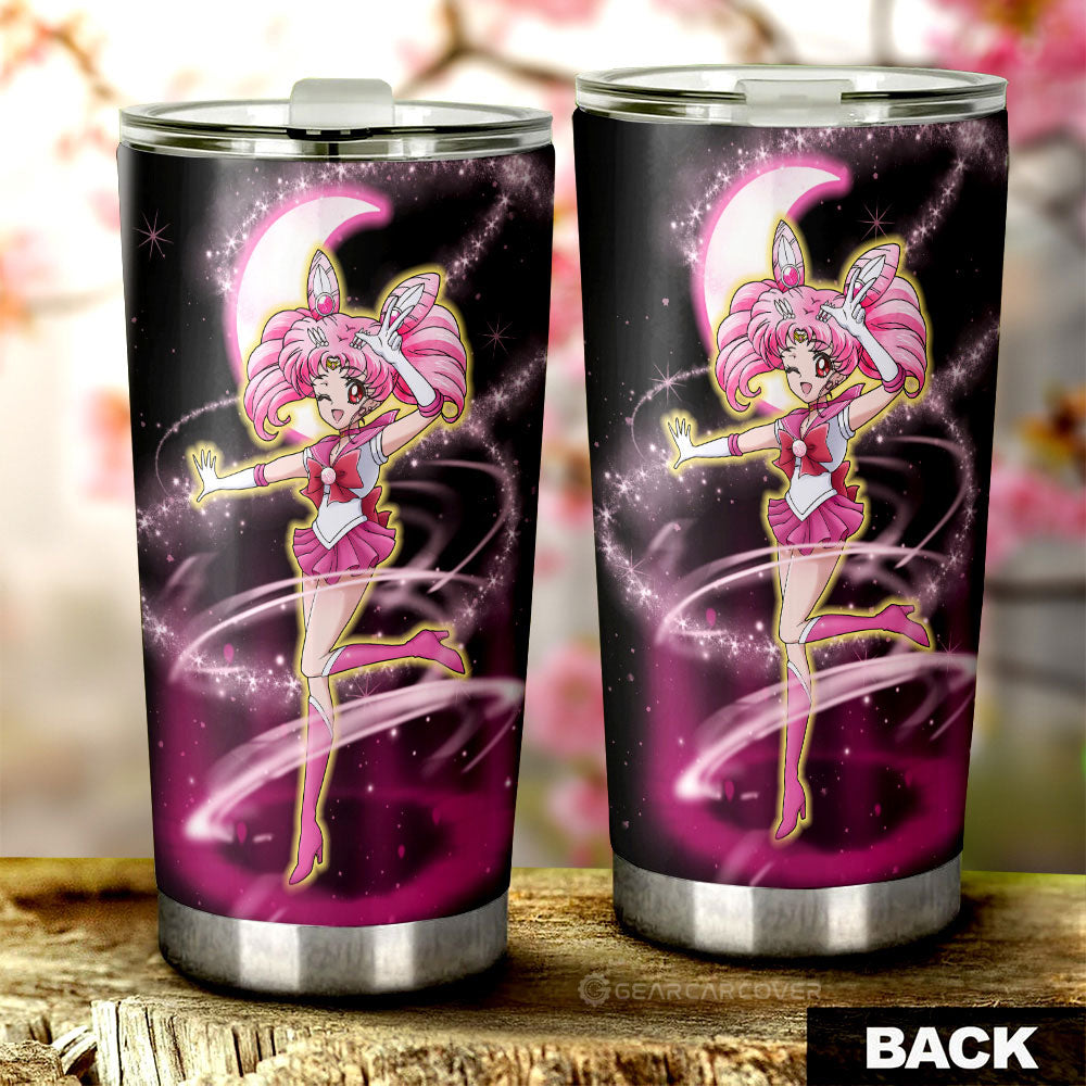 Sailor Chibi Moon Tumbler Cup Custom Sailor Moon Anime Car Interior Accessories - Gearcarcover - 3