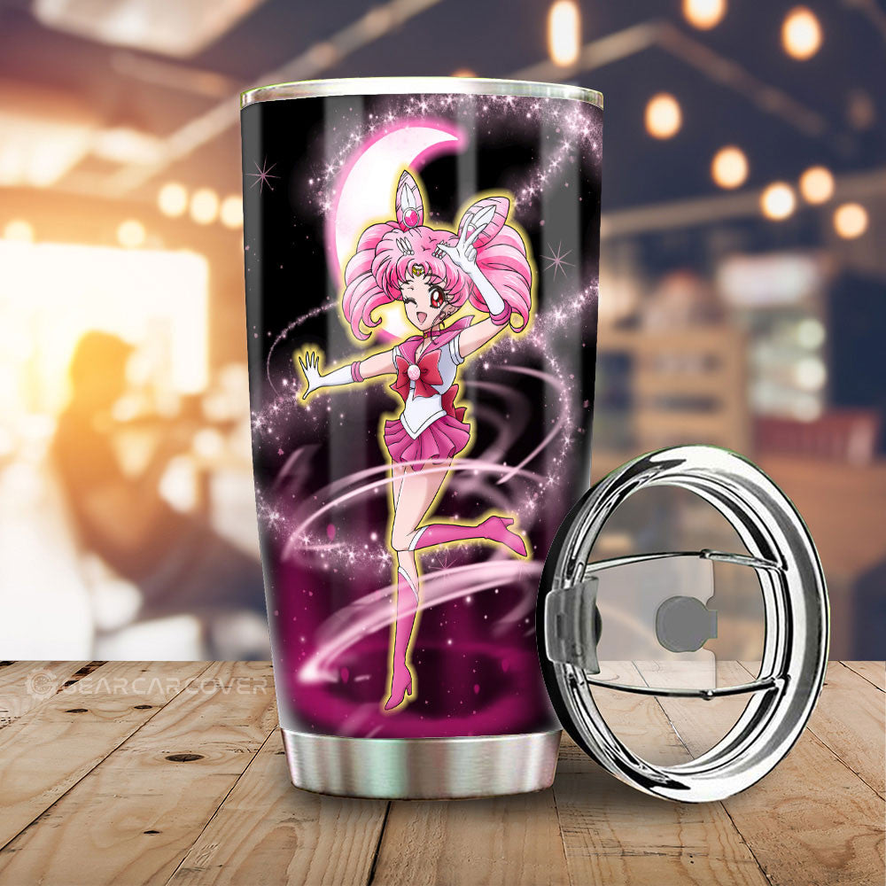 Sailor Chibi Moon Tumbler Cup Custom Sailor Moon Anime Car Interior Accessories - Gearcarcover - 1