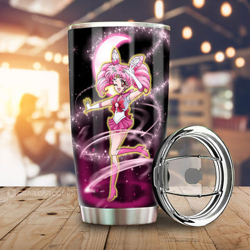 Sailor Chibi Moon Tumbler Cup Custom Sailor Moon Anime Car Interior Accessories - Gearcarcover - 1