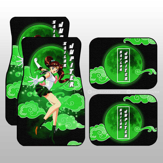 Sailor Jupiter Car Floor Mats Custom Sailor Moon Anime Car Interior Accessories - Gearcarcover - 1