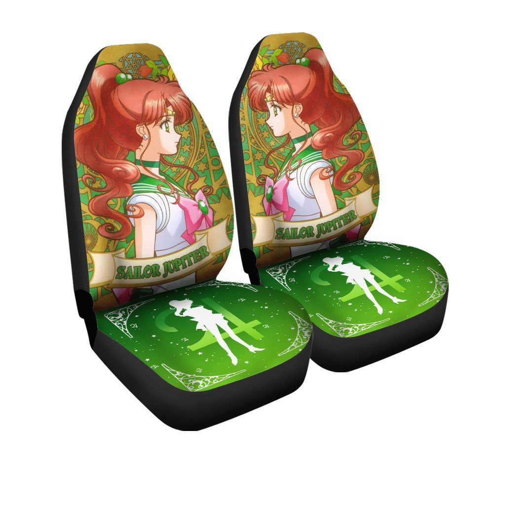 Sailor Jupiter Car Seat Covers Custom Sailor Moon Anime Car Accessories Anime Gifts - Gearcarcover - 3