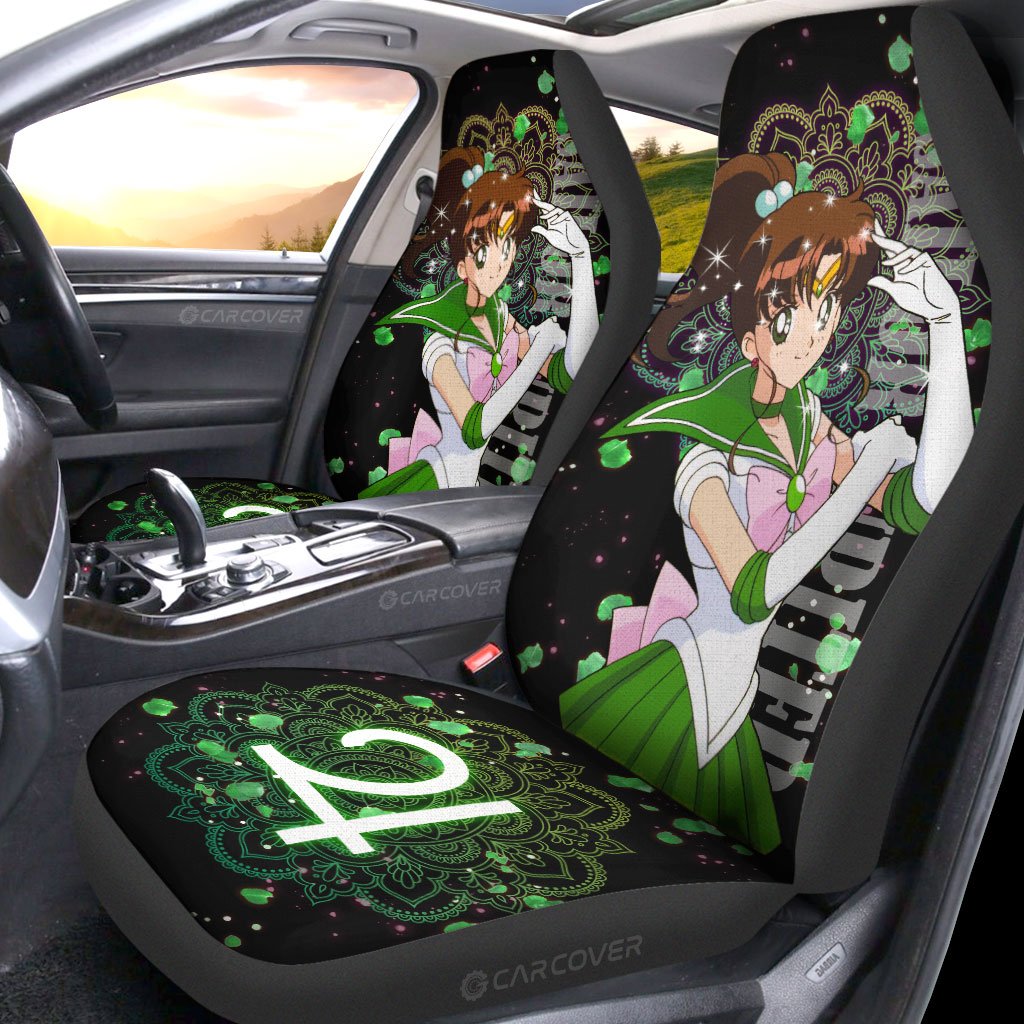 Sailor Jupiter Car Seat Covers Custom Sailor Moon Anime Car Interior Accessories - Gearcarcover - 2