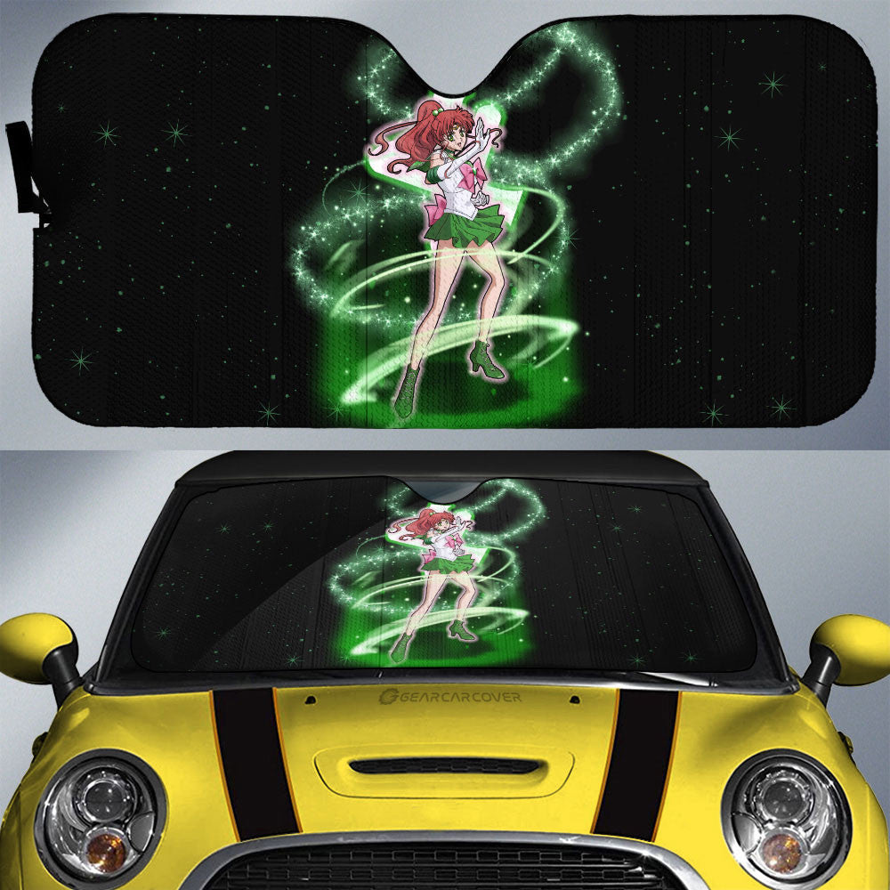 Sailor Jupiter Car Sunshade Custom Sailor Moon Anime Car Interior Accessories - Gearcarcover - 1