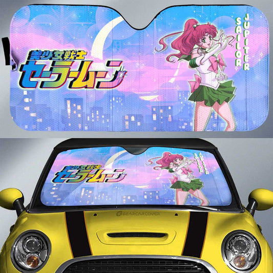 Sailor Jupiter Car Sunshade Custom Sailor Moon Anime For Car Decoration - Gearcarcover - 1