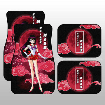 Sailor Mars Car Floor Mats Custom Sailor Moon Anime Car Interior Accessories - Gearcarcover - 1