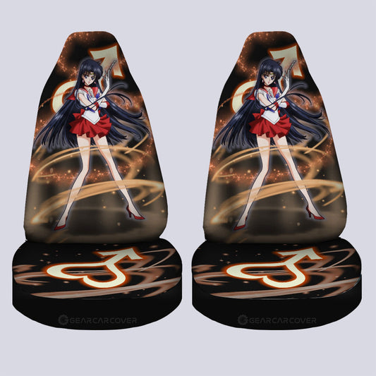 Sailor Mars Car Seat Covers Custom Sailor Moon Anime Car Accessories - Gearcarcover - 2