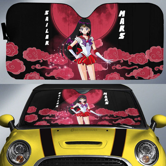 Sailor Mars Car Sunshade Custom Sailor Moon Anime Car Accessories - Gearcarcover - 1