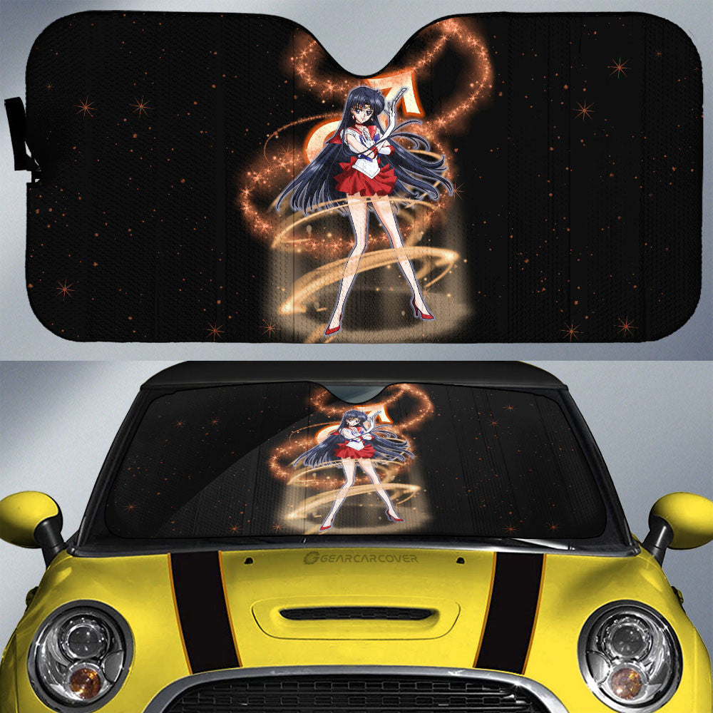 Sailor Mars Car Sunshade Custom Sailor Moon Anime Car Interior Accessories - Gearcarcover - 1