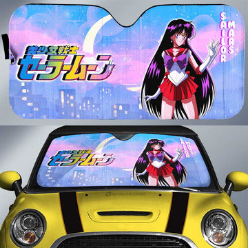 Sailor Mars Car Sunshade Custom Sailor Moon Anime For Car Decoration - Gearcarcover - 1