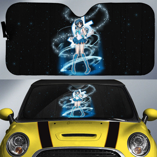 Sailor Mercury Car Sunshade Custom Sailor Moon Anime Car Interior Accessories - Gearcarcover - 1