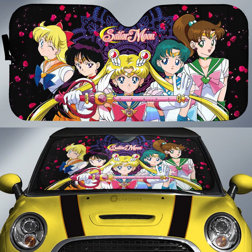 Sailor Moon Anime Car Sunshade Custom Car Interior Accessories - Gearcarcover - 1