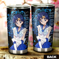 Sailor Moon Anime Tumbler Cup Custom Sailor Mercury Car Accessories - Gearcarcover - 3