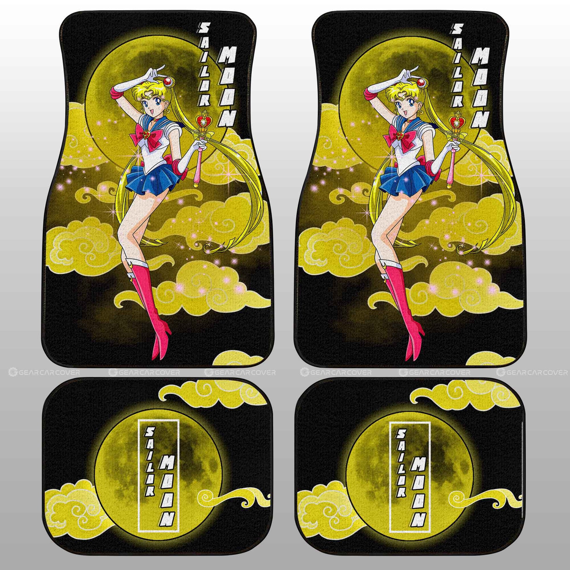 Sailor Moon Car Floor Mats Custom Sailor Moon Anime Car Accessories - Gearcarcover - 2