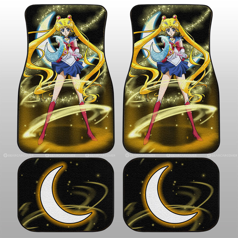 Sailor Moon Car Floor Mats Custom Sailor Moon Anime Car Accessories - Gearcarcover - 1