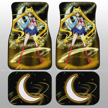 Sailor Moon Car Floor Mats Custom Sailor Moon Anime Car Accessories - Gearcarcover - 1