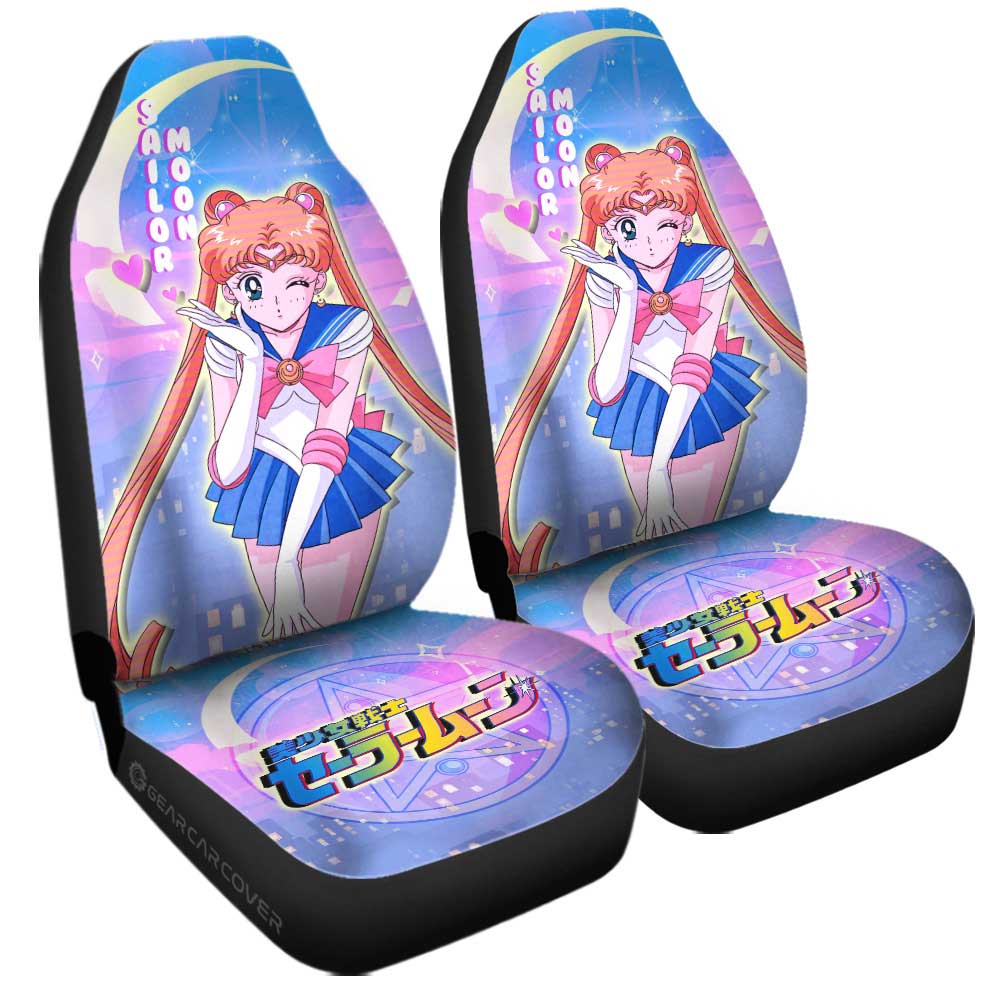 Sailor Moon Car Seat Covers Custom Sailor Moon Anime For Car Decoration - Gearcarcover - 3