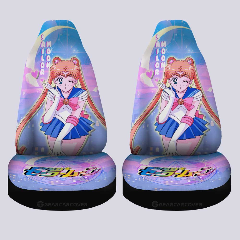 Sailor Moon Car Seat Covers Custom Sailor Moon Anime For Car Decoration - Gearcarcover - 4
