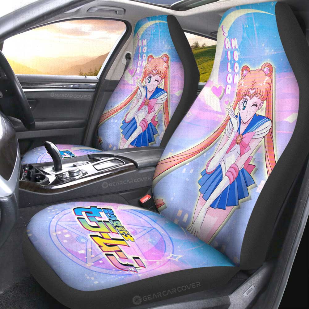 Sailor Moon Car Seat Covers Custom Sailor Moon Anime For Car Decoration - Gearcarcover - 2