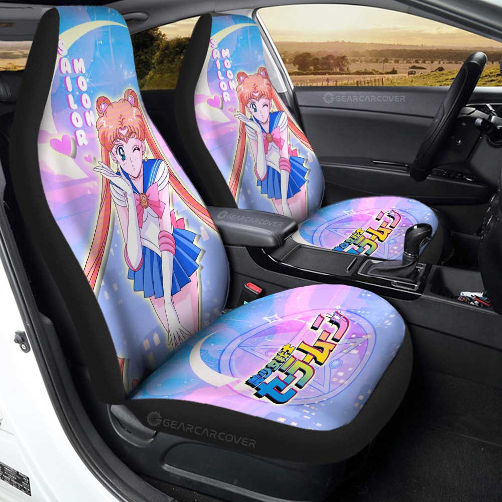 Sailor Moon Car Seat Covers Custom Sailor Moon Anime For Car Decoration - Gearcarcover - 1
