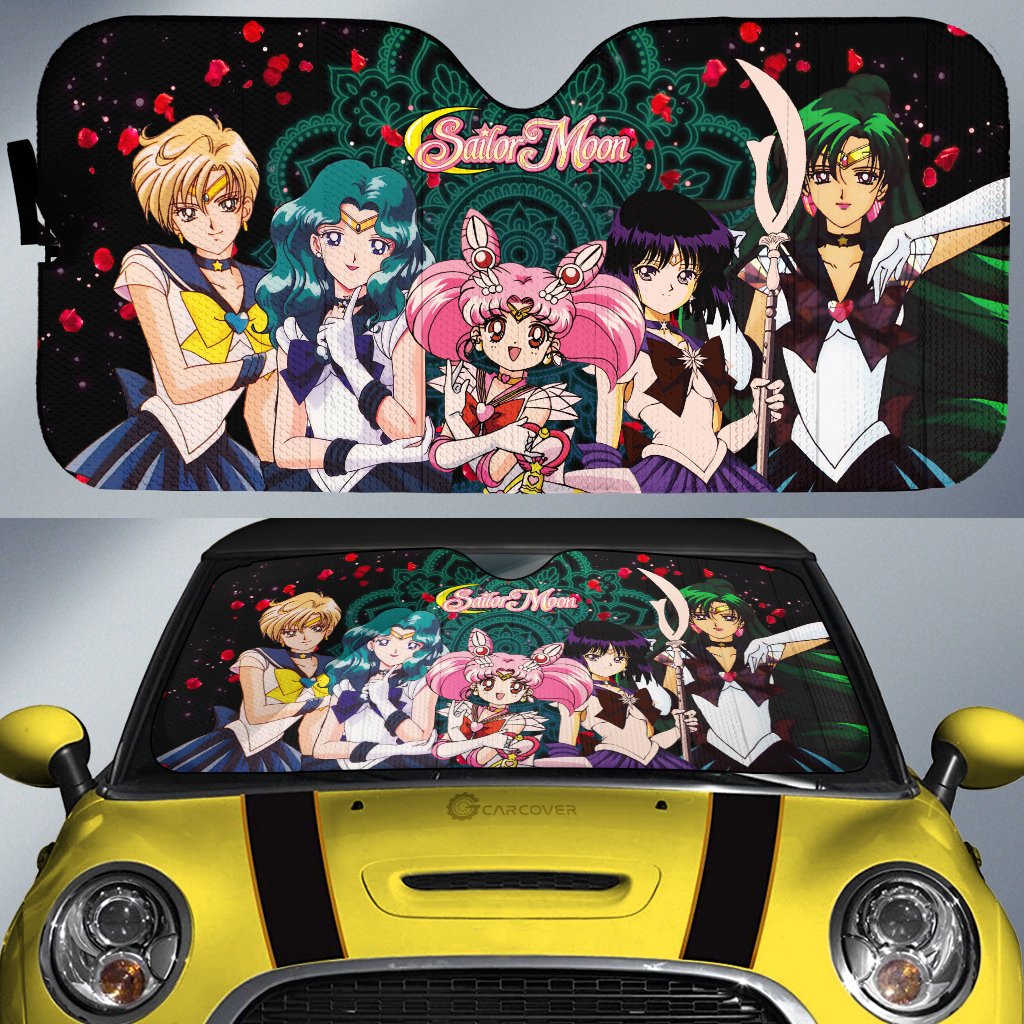 Sailor Moon Car Sunshade Custom Anime Car Accessories - Gearcarcover - 1