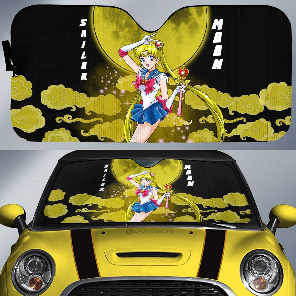 Sailor Moon Car Sunshade Custom Sailor Moon Anime Car Accessories - Gearcarcover - 1