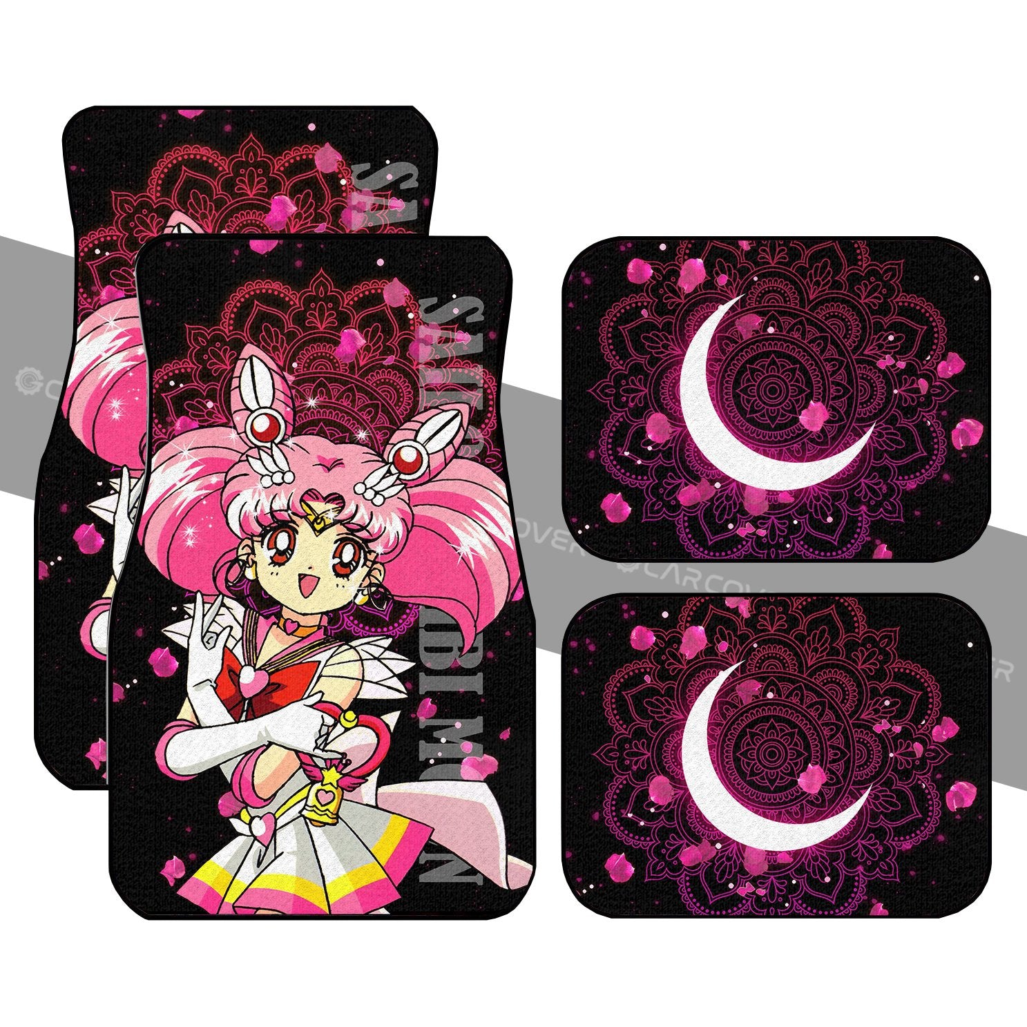 Sailor Moon Chibi Car Floor Mats Custom Anime Car Interior Accessories - Gearcarcover - 1