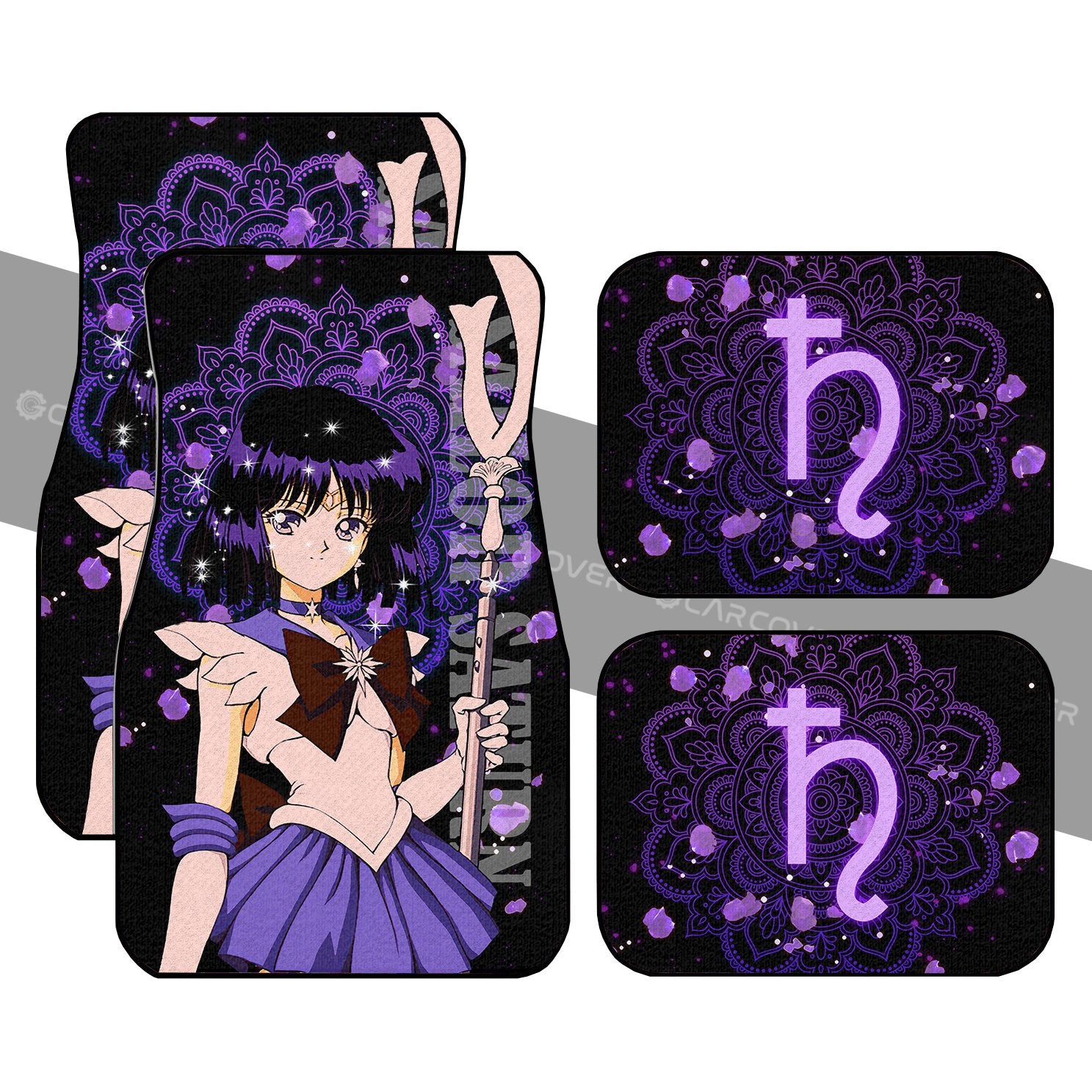 Sailor Moon Sailor Saturn Car Floor Mats Custom Anime Car Accessories - Gearcarcover - 1