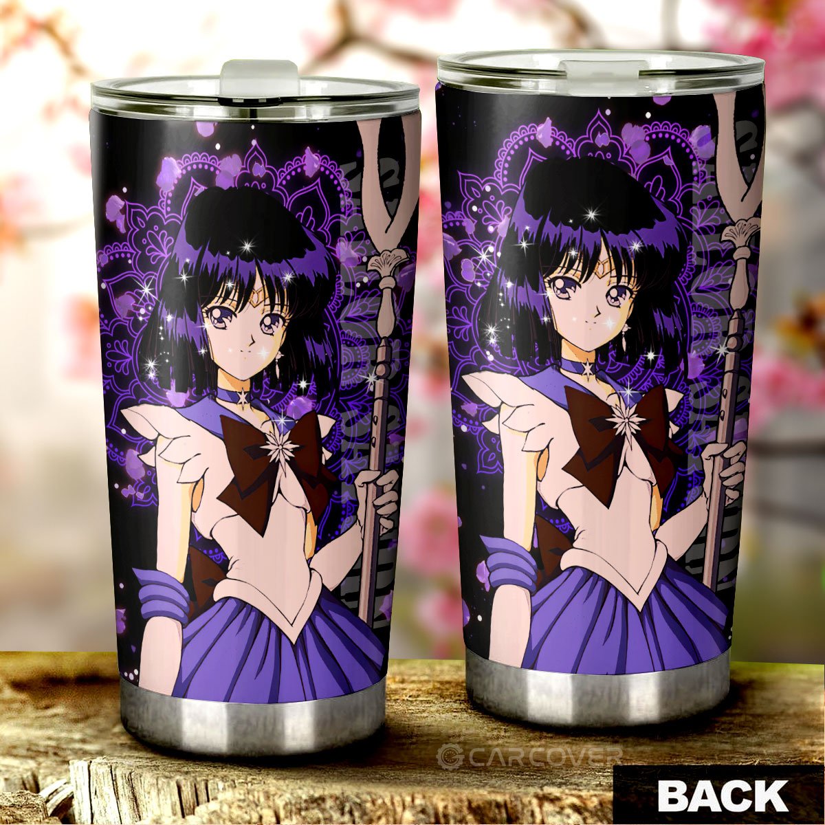 Sailor Moon Sailor Saturn Tumbler Cup Custom Anime Car Accessories - Gearcarcover - 3