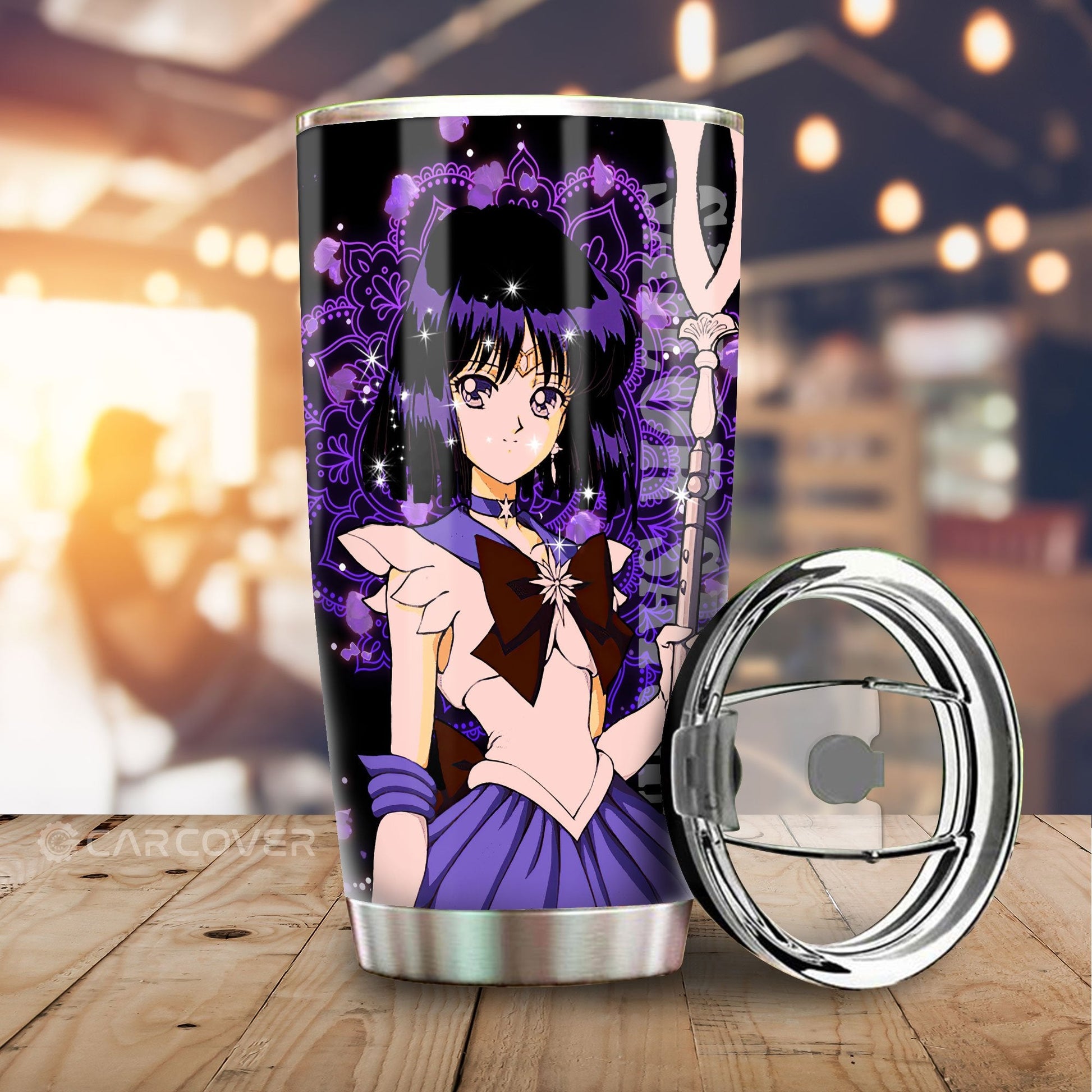 Sailor Moon Sailor Saturn Tumbler Cup Custom Anime Car Accessories - Gearcarcover - 1