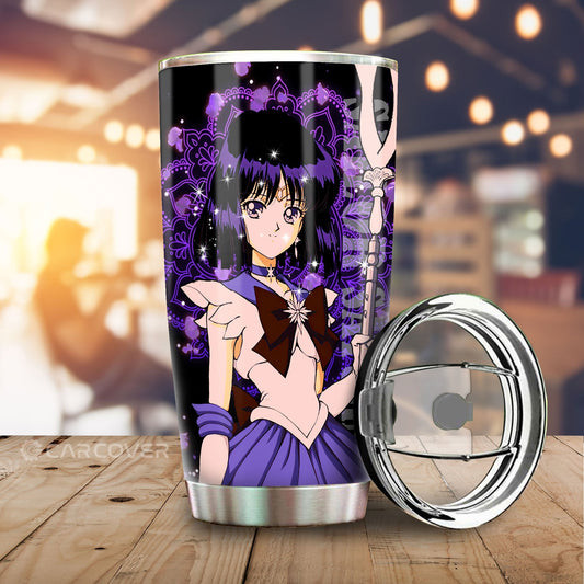 Sailor Moon Sailor Saturn Tumbler Cup Custom Anime Car Accessories - Gearcarcover - 1