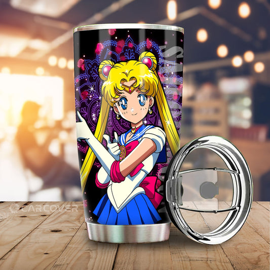 Sailor Moon Tumbler Cup Custom Anime Car Interior Accessories - Gearcarcover - 1