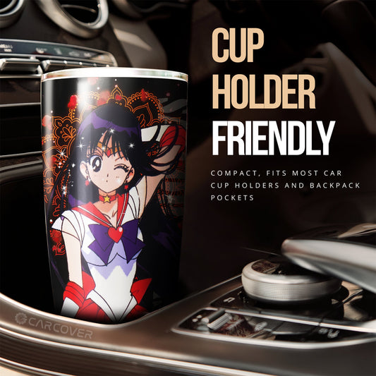 Sailor Moon Tumbler Cup Custom Sailor Mars Anime Car Accessories - Gearcarcover - 2