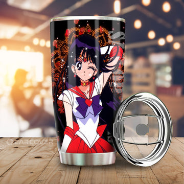 Sailor Moon Tumbler Cup Custom Sailor Mars Anime Car Accessories - Gearcarcover - 1
