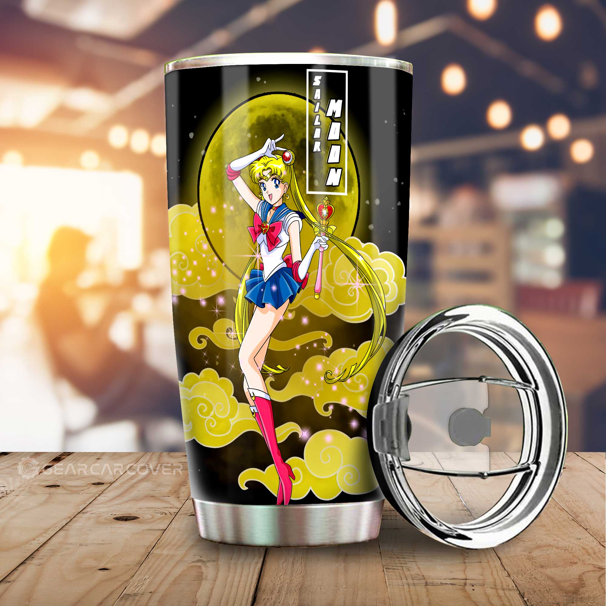 Sailor Moon Tumbler Cup Custom Sailor Moon Anime Car Accessories - Gearcarcover - 1