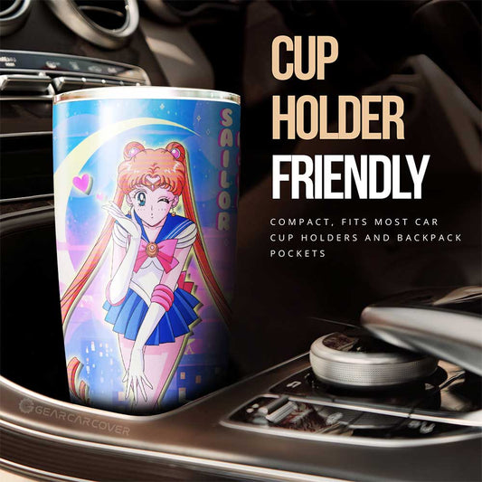 Sailor Moon Tumbler Cup Custom Sailor Moon Anime For Car Decoration - Gearcarcover - 2