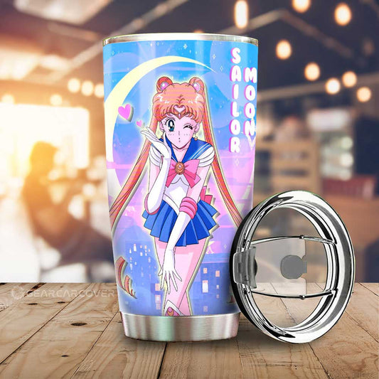 Sailor Moon Tumbler Cup Custom Sailor Moon Anime For Car Decoration - Gearcarcover - 1
