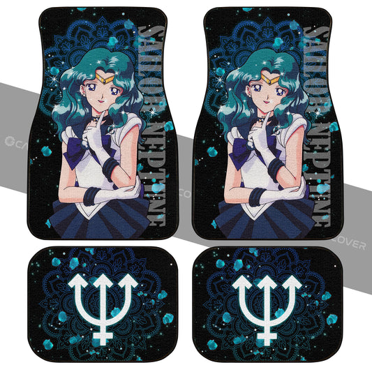 Sailor Neptune Car Floor Mats Custom Sailor Moon Anime Car Accessories - Gearcarcover - 2