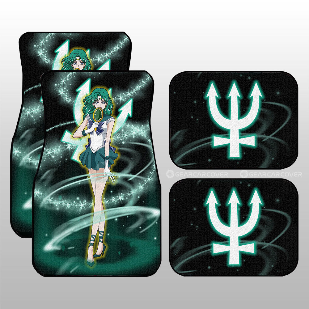 Sailor Neptune Car Floor Mats Custom Sailor Moon Anime Car Accessories - Gearcarcover - 3