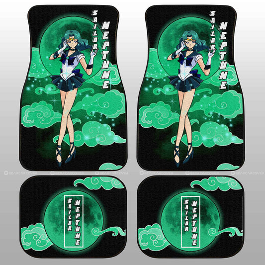 Sailor Neptune Car Floor Mats Custom Sailor Moon Anime Car Interior Accessories - Gearcarcover - 2
