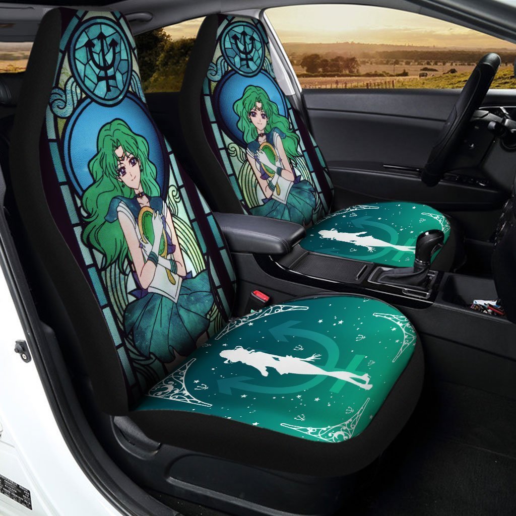 Sailor Neptune Car Seat Covers Custom Sailor Moon Anime Car Accessories Anime Gifts - Gearcarcover - 2