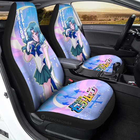 Sailor Neptune Car Seat Covers Custom Sailor Moon Anime For Car Decoration - Gearcarcover - 1
