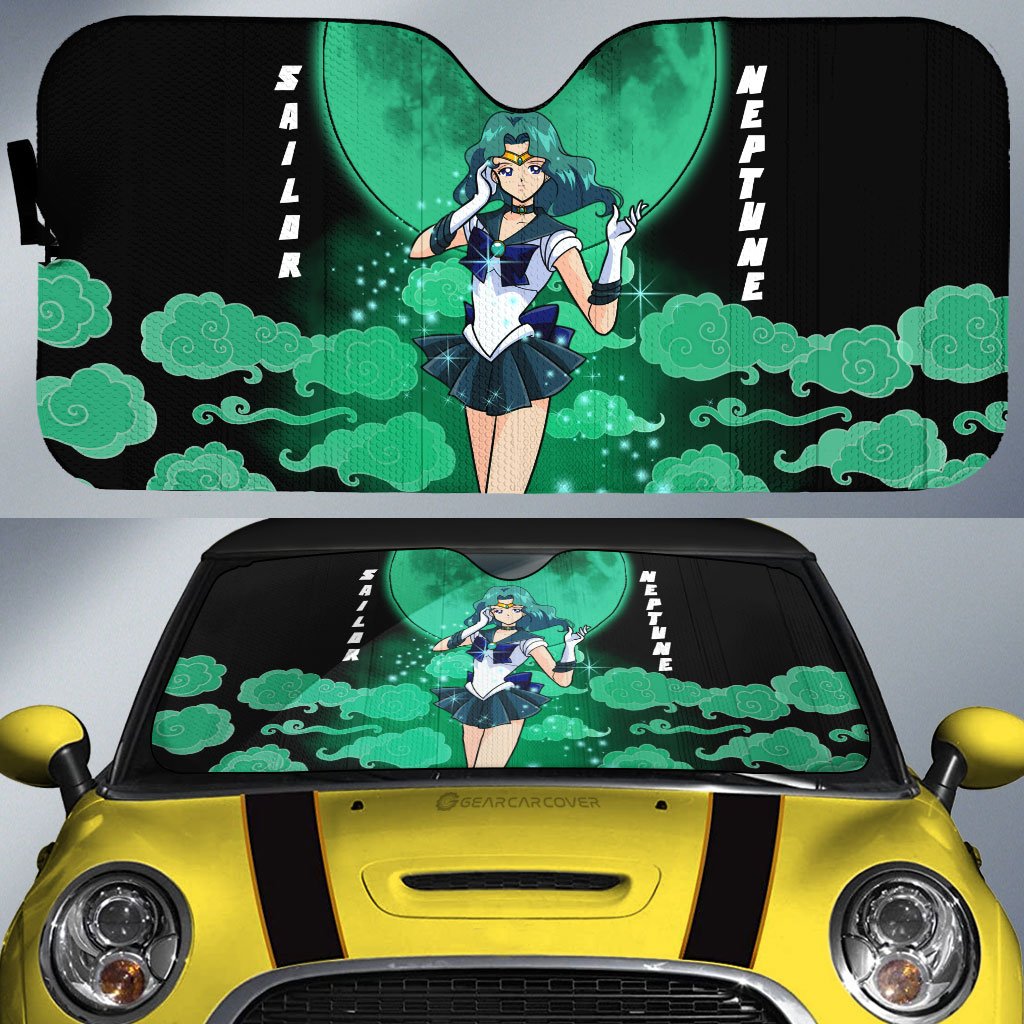 Sailor Neptune Car Sunshade Custom Sailor Moon Anime Car Accessories - Gearcarcover - 1