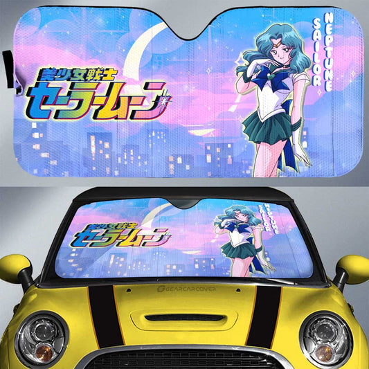 Sailor Neptune Car Sunshade Custom Sailor Moon Anime For Car Decoration - Gearcarcover - 1