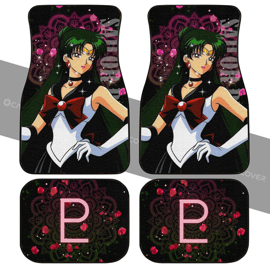 Sailor Pluto Car Floor Mats Custom Sailor Moon Anime Car Interior Accessories - Gearcarcover - 2