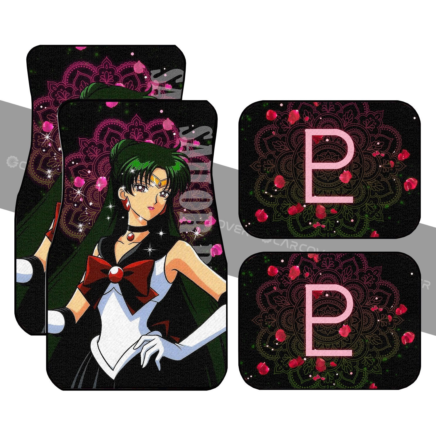 Sailor Pluto Car Floor Mats Custom Sailor Moon Anime Car Interior Accessories - Gearcarcover - 1