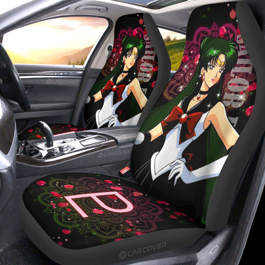 Sailor Pluto Car Seat Covers Custom Anime Sailor Moon Car Accessories - Gearcarcover - 2
