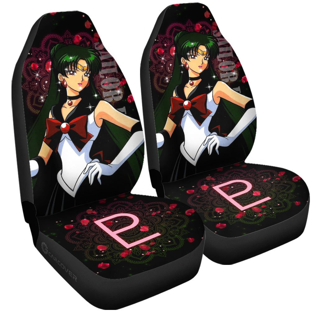 Sailor Pluto Car Seat Covers Custom Anime Sailor Moon Car Accessories - Gearcarcover - 3